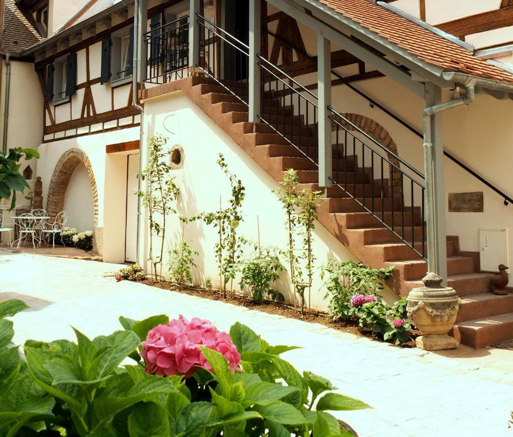 Ferienwohnung La Cour Sainte Agnes Obernai Exterior foto